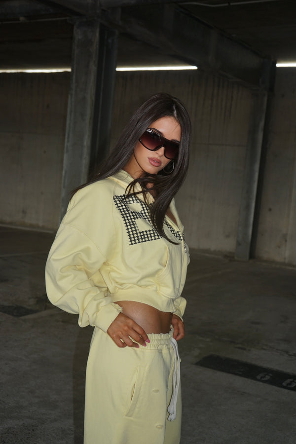 HIDDEN CROPPED HOODIE